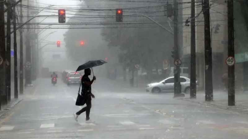 Alerta no Paraná: Semana começa com temporal, frio extremo e risco de geada