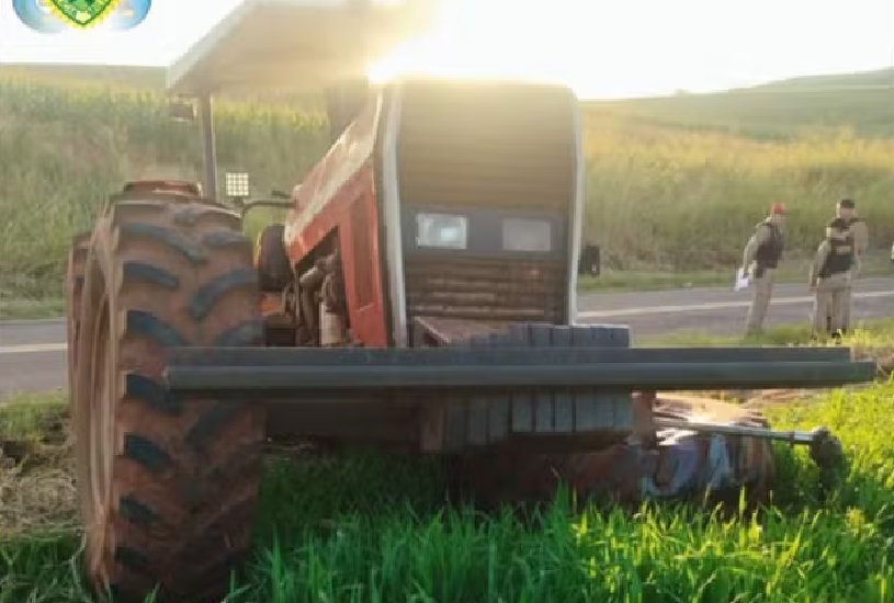 Tragédia na PR-436: Colisão entre carro e trator deixa um morto e um ferido