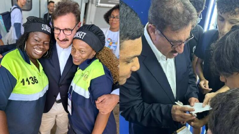 Ratinho Surpreende e Agita Bienal do Livro do Rio com Recepção Calorosa de Estudantes
