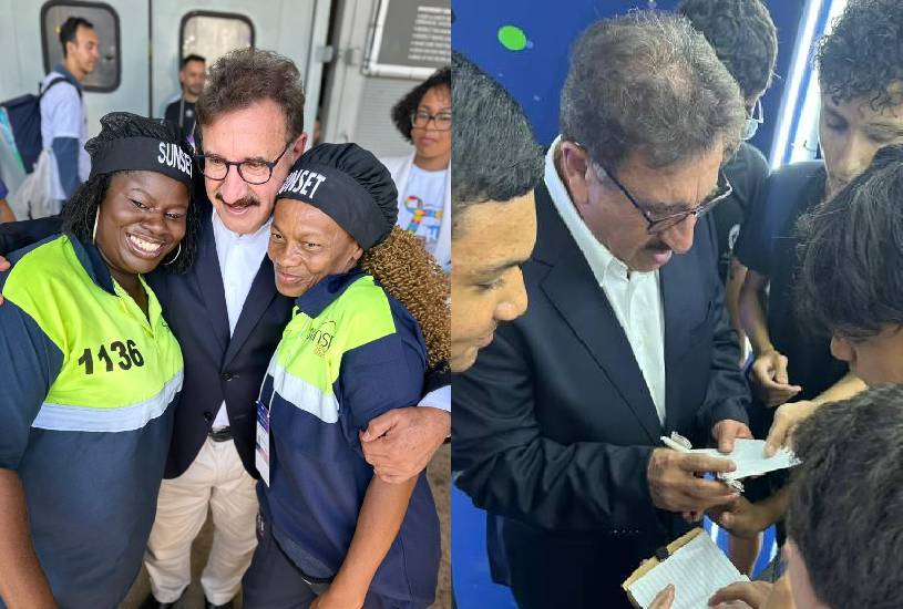 Ratinho Surpreende e Agita Bienal do Livro do Rio com Recepção Calorosa de Estudantes