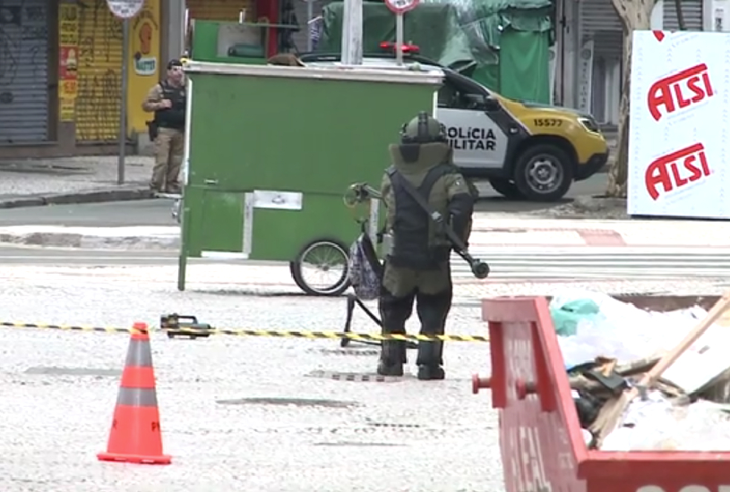 Alarme Falso: Esquadrão Antibombas Descarta Explosivos em Lotérica de Curitiba