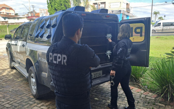 PCPR prende homem por estupro de vulnerável e ameaça contra mulher em Carambeí