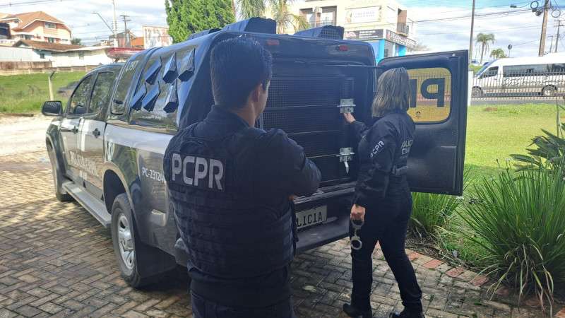 PCPR prende homem por estupro de vulnerável e ameaça contra mulher em Carambeí