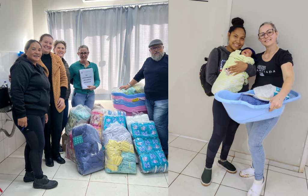 Nova Laranjeiras: Assistência Social entrega kits de natalidade para famílias em vulnerabilidade
