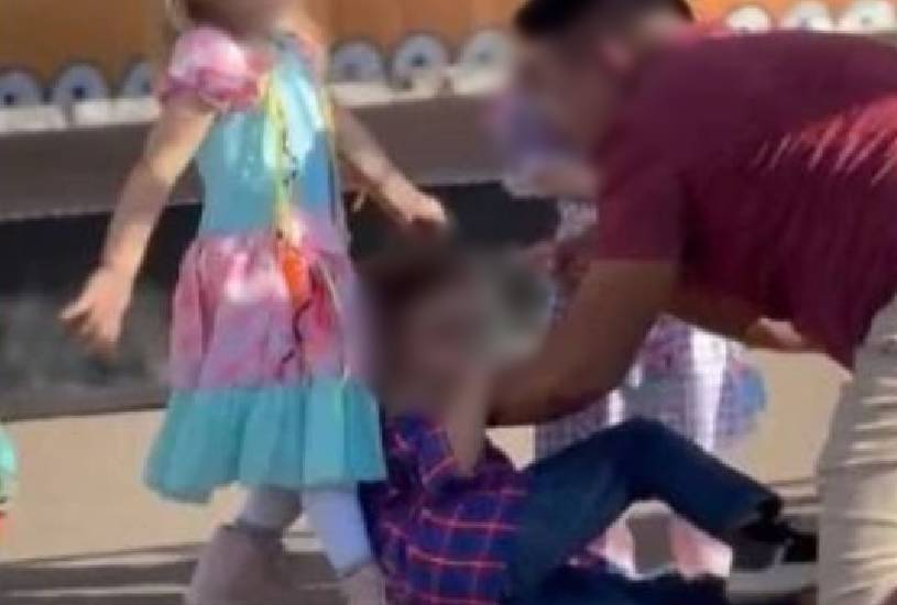 Indignação em Festa Junina: Pai Agrede Criança e é Contido por Outros Pais em Vicente Pires
