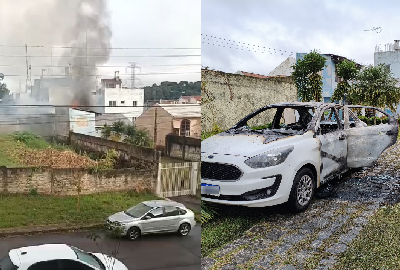 Curitiba: Filha Incendeia Casa e Carro da Mãe em Surto Violento