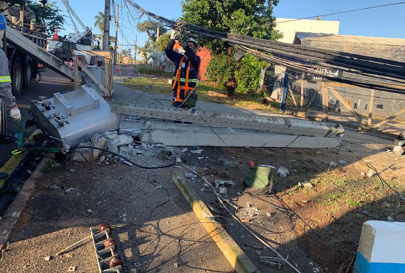 Motorista embriagado causa apagão no São Braz, em Curitiba