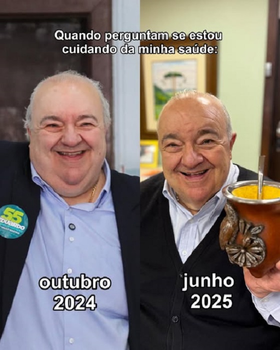 Rafael Greca aderiu a picada para emagrecer?
