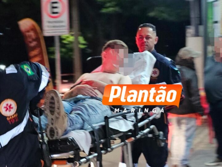Jovem é esfaqueado após suposta tentativa de assalto em Maringá