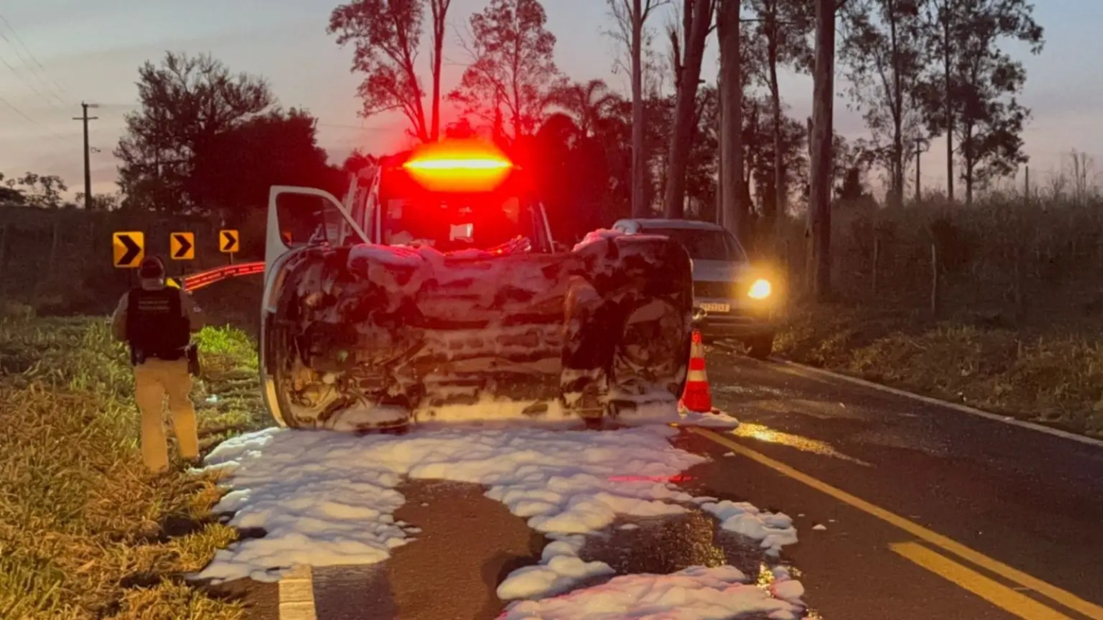 Motorista morre em grave acidente na PR-482, entre Tapira e Nova Olímpia
