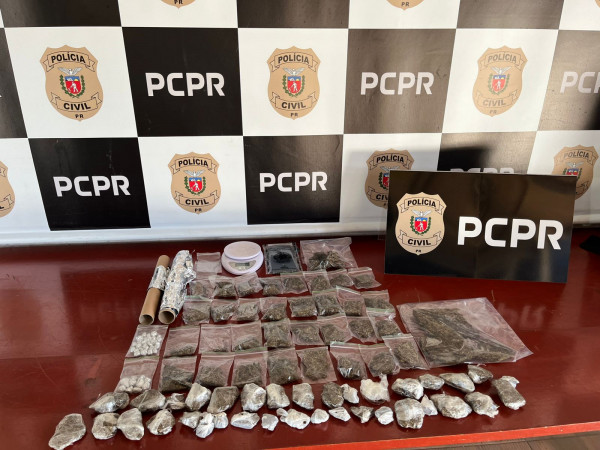 PCPR apreende adolescente com diversas porções de drogas em Dois Vizinhos