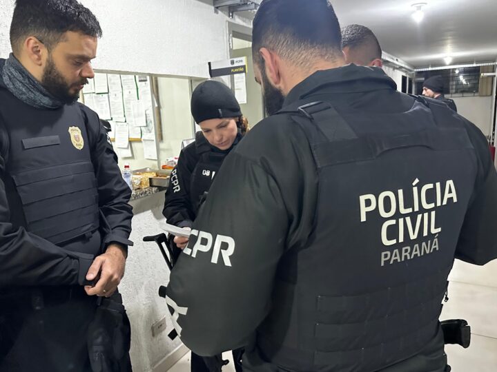 Polícia Civil deflagra operação contra suspeitos de nove furtos e roubos de veículos em Curitiba