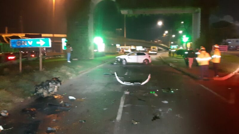 Motorista em Estado Grave Após Capotagem na BR-376 em Ponta Grossa