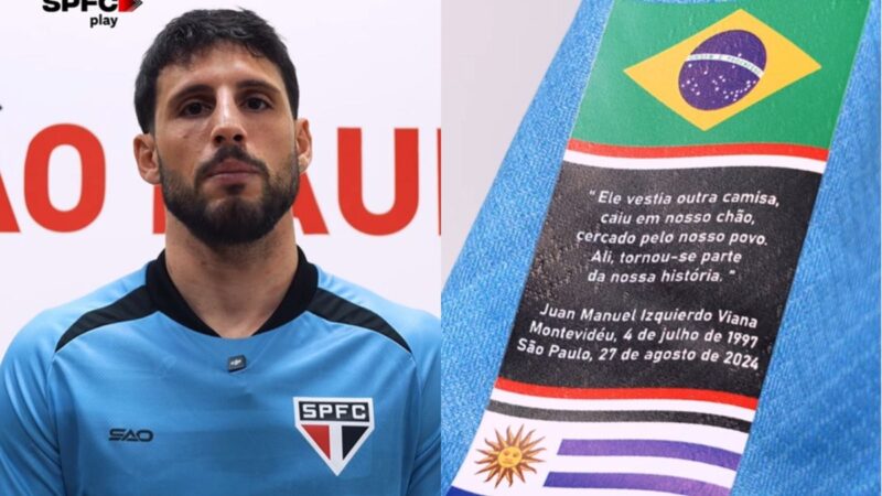 São Paulo FC Imortaliza Zagueiro Juan Izquierdo em Camisa Comovente