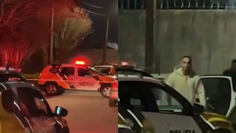Três ladrões morrem em confronto com PMs a paisana após roubarem residência em Curitiba