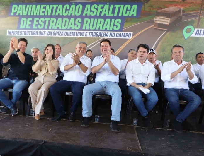 Ratinho Junior une candidatos em inauguração de rodovia