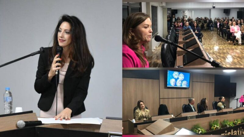 Posse da vereadora Janice Couto como Procuradora da Mulher fortalece rede de proteção em Laranjeiras do Sul
