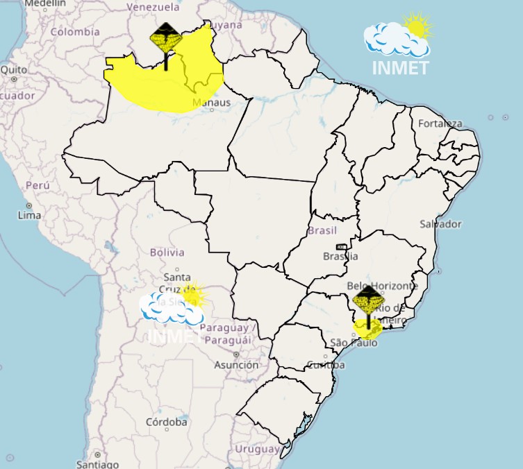 Alerta de Tempestade: Sudeste Sob Risco de Granizo Nesta Quarta-feira