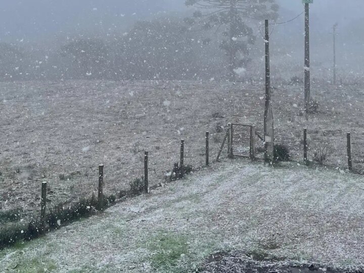 Inverno Rigoroso: Neve Surpreende o Rio Grande do Sul e Cidades Registram Temperaturas Negativas