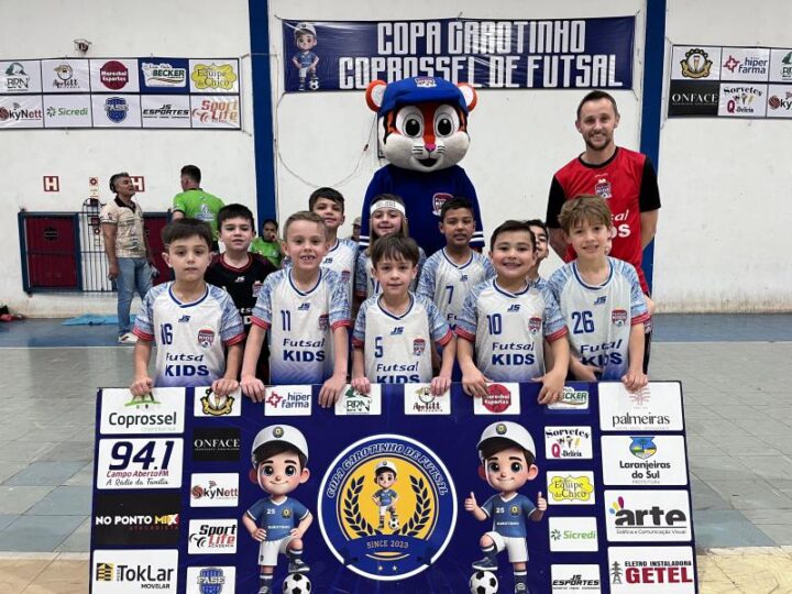 Futsal Kids se destaca na Copa Garotinho Coprossel Sub 7