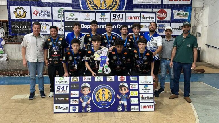 CSK Pinhão se destaca na Copa Garotinho de Futsal Sub 15