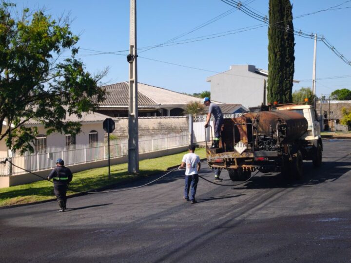 Prefeitura de Pitanga Impulsiona Infraestrutura com Pavimentação Asfáltica na Rua Rui Barbosa