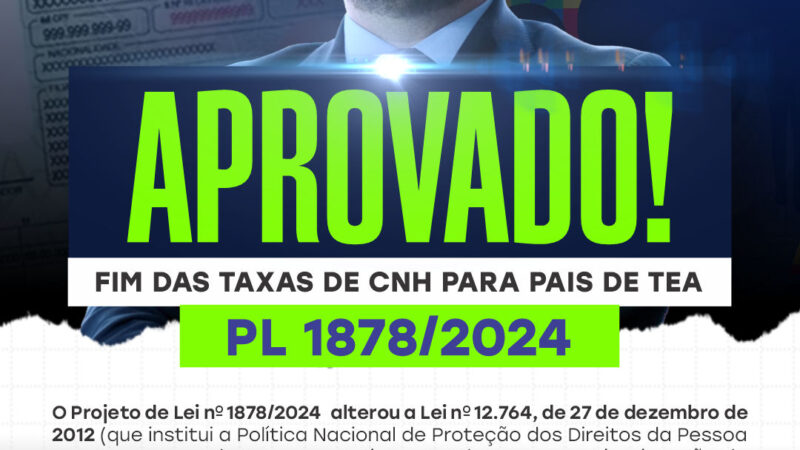 Deputado Federal Geraldo Mendes lidera projeto que garante isenção de taxas da CNH para famílias de autistas