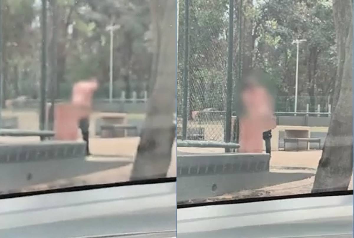 Cena Inusitada: Homem é Flagrado se Higienizando em Bebedouro Público de Bosque em Londrina