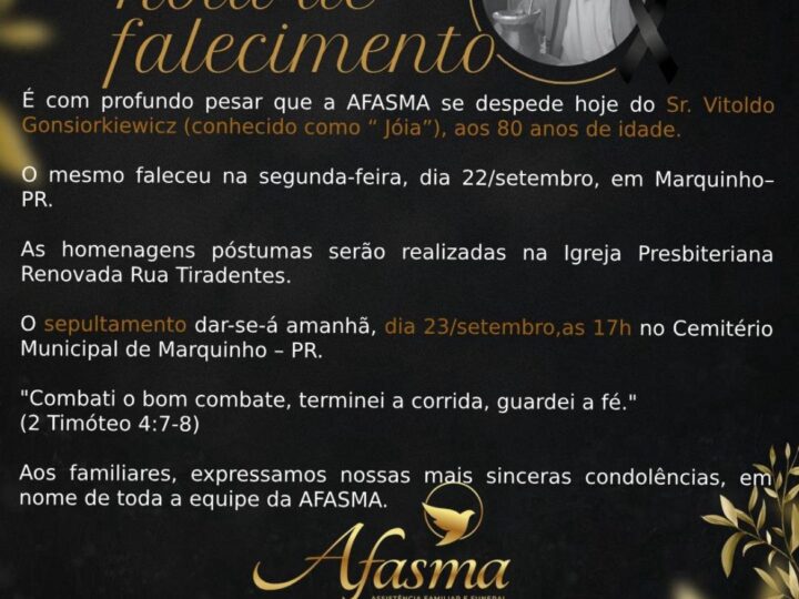 Luto no Mundo do Futsal: Vitoldo Gonsiorkiewicz, o ‘Jóia’, Nos Deixa