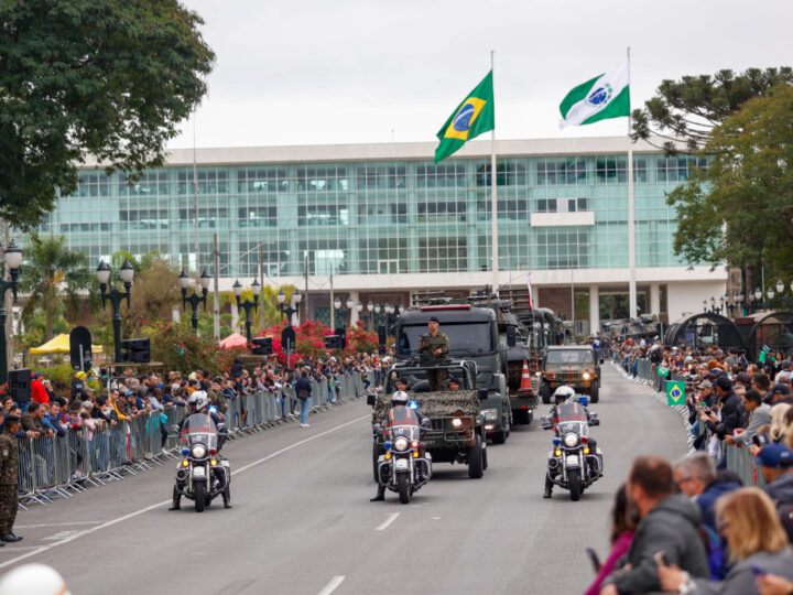Curitiba se prepara para o desfile de 7 de Setembro com grande esquema e atrações