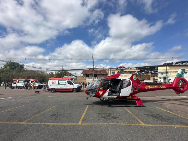 Urgente: Idosa de 90 anos é Resgatada de Helicóptero Após Grave Acidente em Curitiba