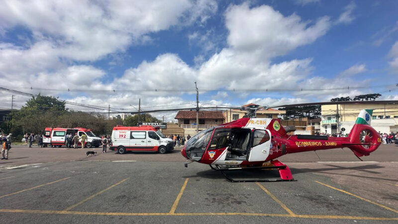 Urgente: Idosa de 90 anos é Resgatada de Helicóptero Após Grave Acidente em Curitiba