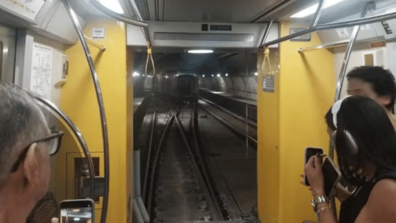 Restrições na Linha 4-Amarela Persistem Após Descarrilamento; Passageiros Enfrentam Velocidade Reduzida e Intervalos Maiores