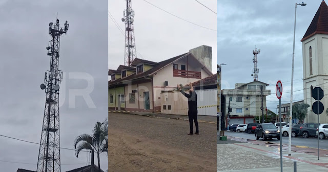 Inusitado em Araquari: Padre tenta resgate em torre e recebe pedido surpreendente