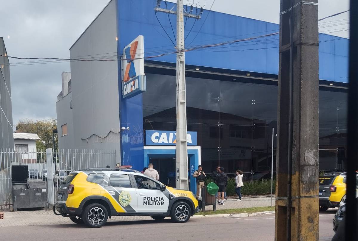 Pânico em Araucária: Tentativa de Roubo em Banco Termina com Prisão e Fuga
