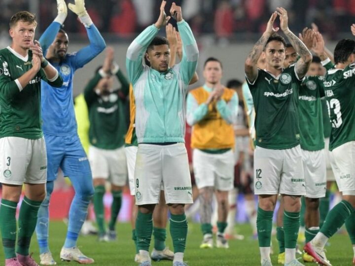 Palmeiras vence River Plate em jogo de ida das quartas de final