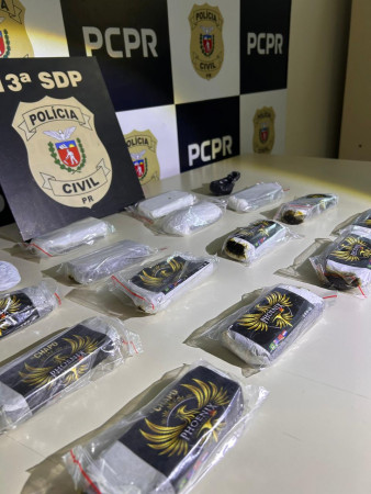 PCPR e GCM prendem homem em flagrante e apreendem 3 quilos de haxixe em Ponta Grossa