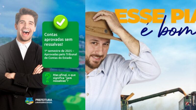 TCE-PR prova sem ressalvas os seis primeiros meses da gestão Jaison Mendes em Laranjeiras do Sul