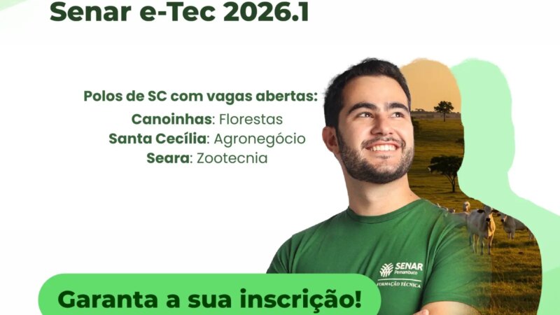 FAESC/SENAR Abre Portas para o Futuro do Agro com Cursos Técnicos Gratuitos em 2026