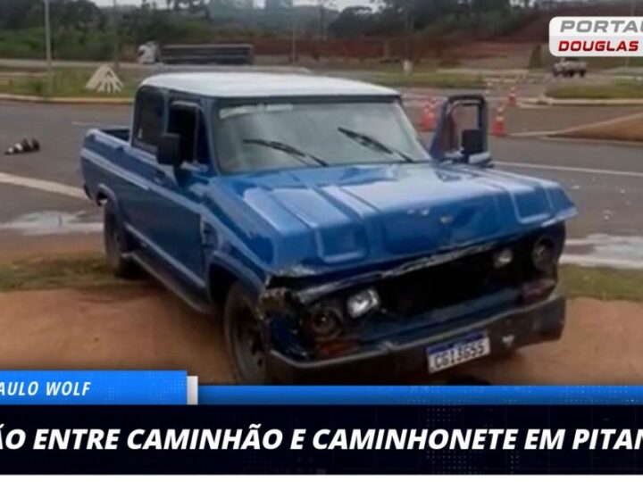 Colisão entre Caminhão e Camionete Interrompe Tráfego em Pitanga; Ninguém se Feriu
