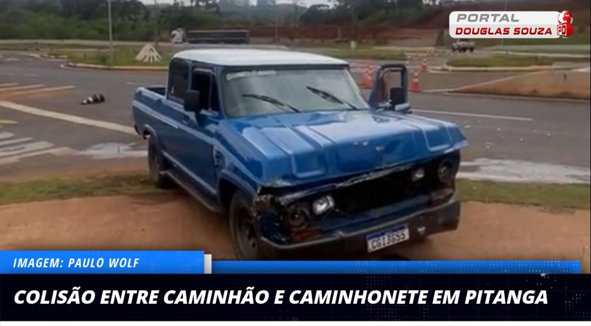Colisão entre Caminhão e Camionete Interrompe Tráfego em Pitanga; Ninguém se Feriu
