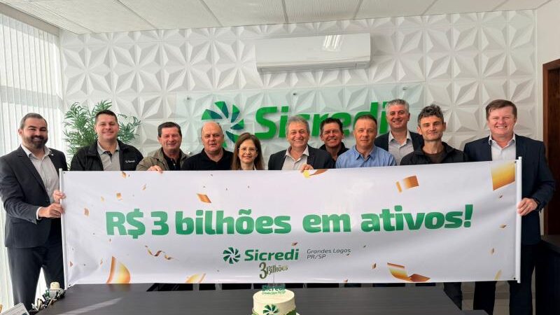 Sicredi Grandes Lagos PR/SP Alcança Marco Histórico de R$ 3 Bilhões em Ativos e Consolida Relação com Associados
