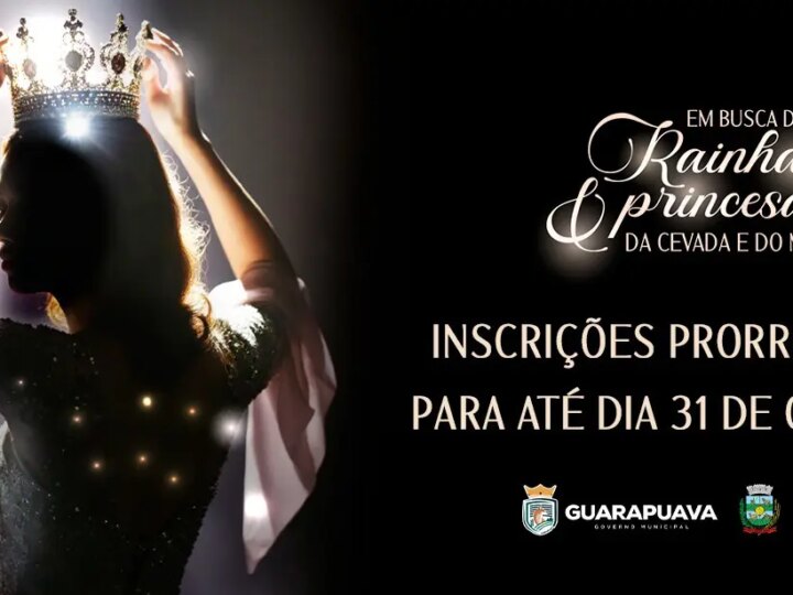 Beleza e Tradição: Inscrições para Rainha e Princesas da Festa da Cevada e do Malte Estendidas em Guarapuava