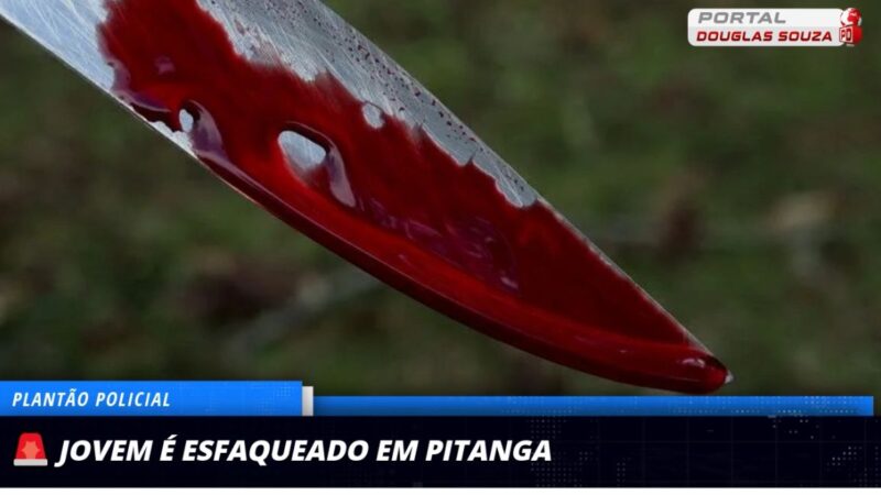 Violência em Pitanga: Jovem é esfaqueado após briga em bar; Autor é detido