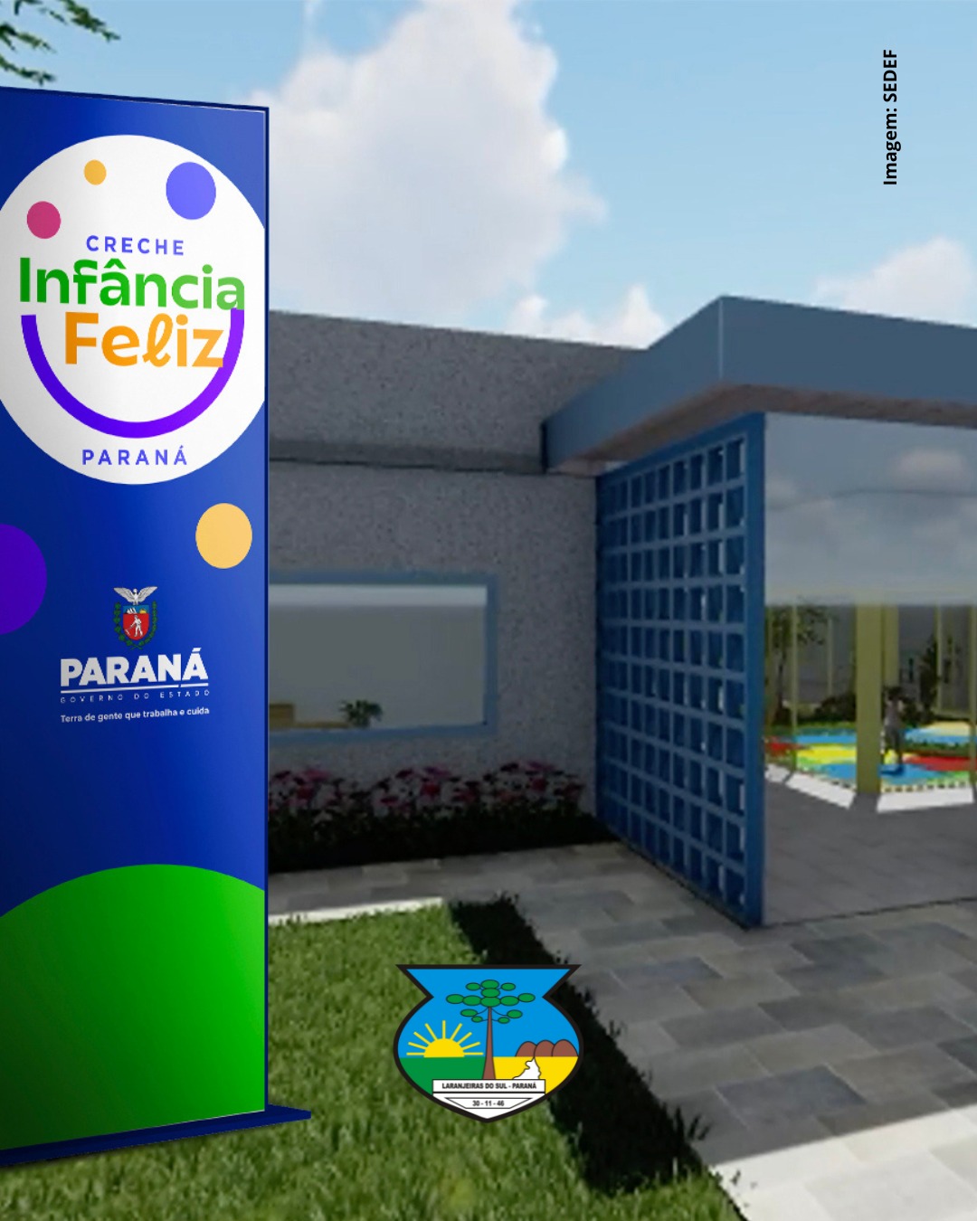 Laranjeiras do Sul conquista recurso para construção de nova creche