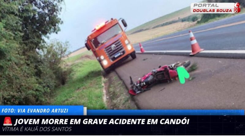 Tragédia na BR-373 em Candói: Jovem Motociclista Morre em Colisão com Caminhão