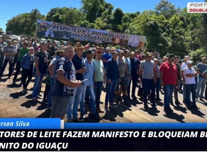 Produtores de Leite Bloqueiam BR-158 em Protesto por Políticas Públicas Urgentes