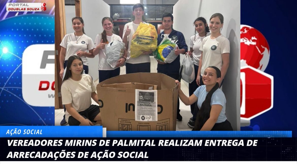 Vereadores Mirins de Palmital Lideram Ação Solidária em Prol de Famílias Vulneráveis