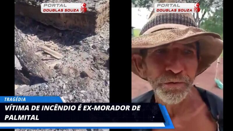 Tragédia em Pitanga: Ex-Morador de Palmital Morre Carbonizado em Incêndio Residencial