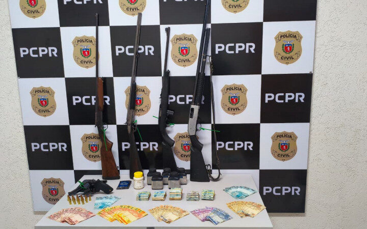 PCPR e PMPR prendem nove pessoas durante operação contra o tráfico de drogas na RMC